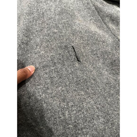 Vintage John Weitz by Casualcraft Mens Vintage Grey Wool Pea Coat Trench coat Si - Picture 5 of 11